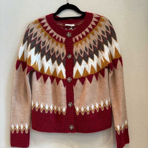New Easel Clothing Sweater Cardigan Size Small Button Up Cozy Pullover Boho Knit - Picture 3 of 9